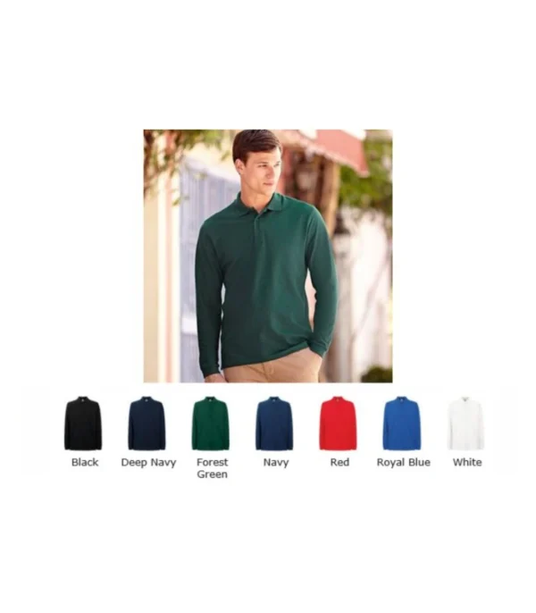Fruit of the Loom SS37 Premium   long sleeve polo